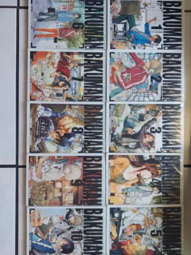 Mangá Bakuman Completo - Volumes 1 a 10