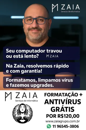 Manutenção em computadores serviços  em informática 