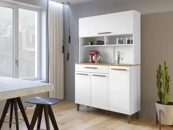 Armário De Chão 4 Portas. 104 Cm Largura. Armário De Cozinha. Produto Novo. Entregamos.