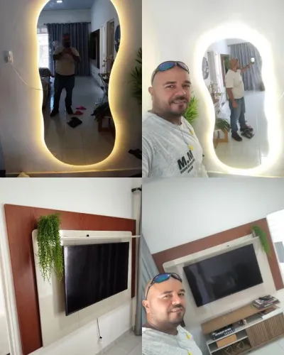 Instalamos sua tv na parede ou no painel