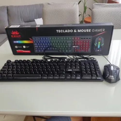 Teclado e Mouse Gamer Knup Kp-Te115