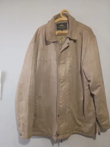 Jaqueta camurça Big Boss Bege - tamanho  XXXXL (56)