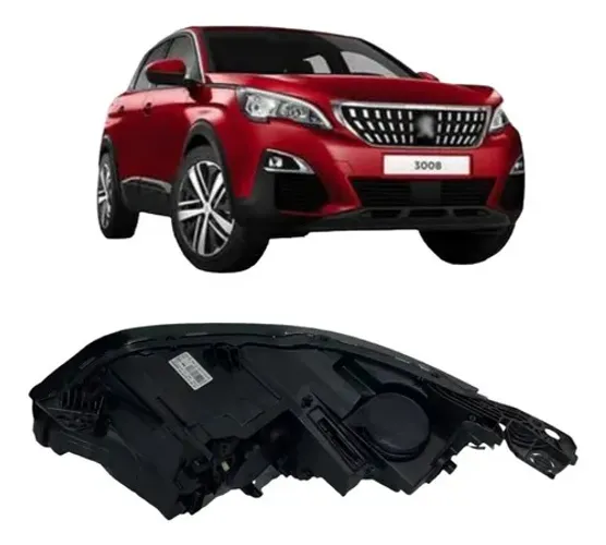 Farol  Direito Peugeot 3008  2017 Allure Original