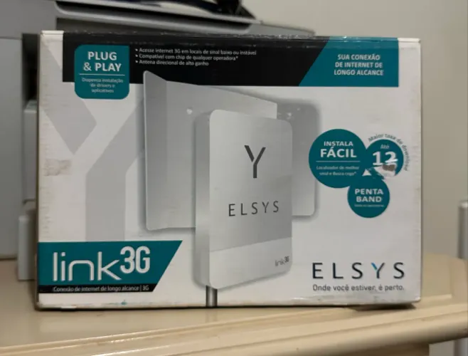 Link 3g Elsys Amplificador Sinal Internet Rural Celular Wifi