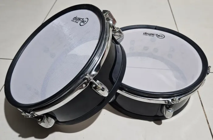 2 Pads de bateria eletrônica mono 10 polegadas .