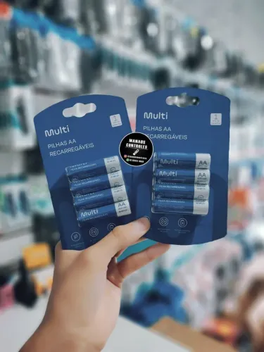 Pilhas AA Recarregáveis Multi