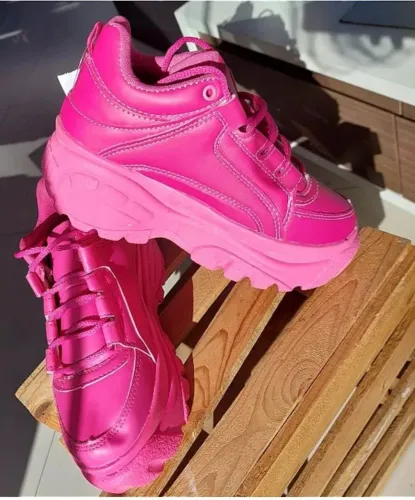 Tênis Feminino Buffalo Sneaker Chunky ( Pink 38/39) | Tênis Feminino Buffalo
