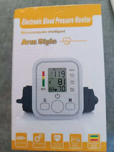 Monitor de pressão arterial de braço - Novo
