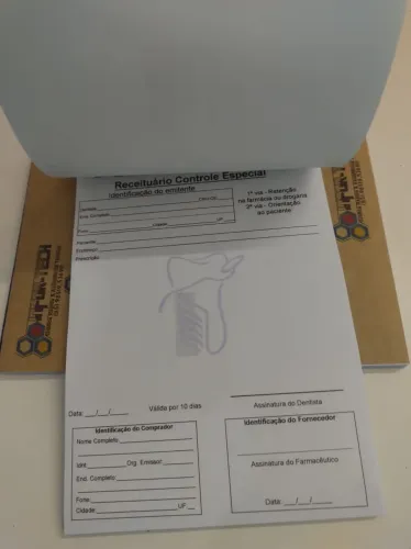Bloco auto copiativo 100 páginas 