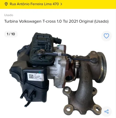 Turbina Volkswagen T-cross 1.0 Tsi 2021 Original