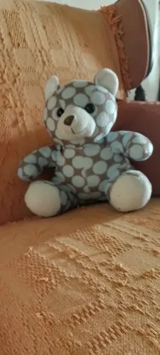 Urso de Pelúcia com Bolinhas