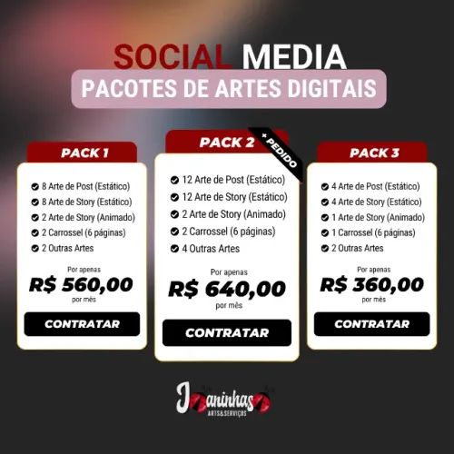 Pacote Mídias Sociais