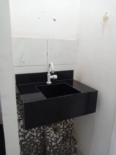 Nicho esculpido em porcelanato