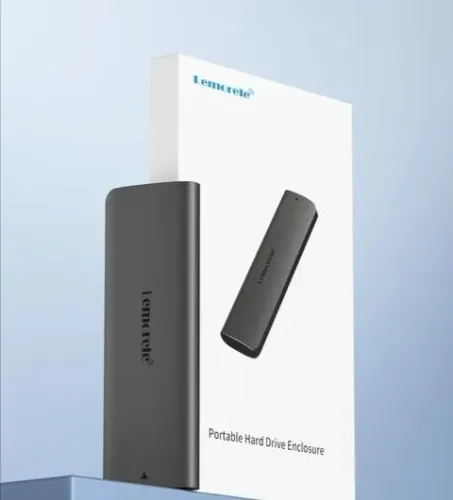 Case NVME M2 Lemorele com adaptador Tipo C e USB 