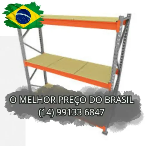 Mini porta palete estrutura de aço para comércio