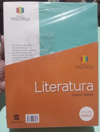 Coletânea livros didáticos disciplina de literatura volume único ensino médio