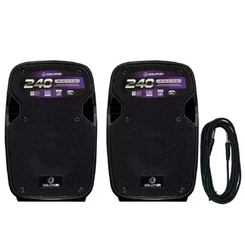 Caixas de Som 240W - WALOMAN com cabos