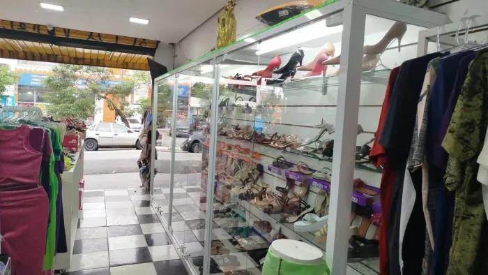 Vitrine de vidro para loja