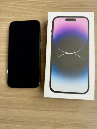 Iphone 14 pro, 128gb, roxo, com nota fiscal, capinhas, bem cuidado, não troco, 