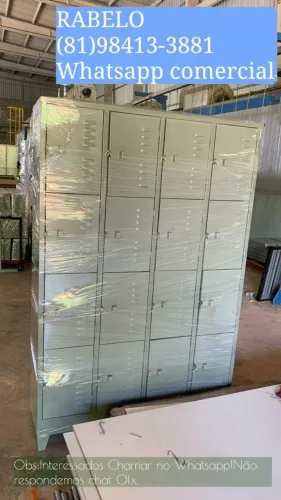 Armários de aço Guarda volumes para funcionários em até 5x sem juros no cartão