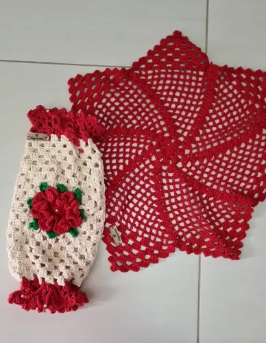Conjunto de crochê 