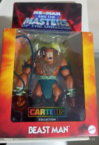 Homem Fera Beats Man Cartoon Masters of The Universe Mattel He Man