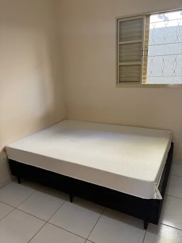 Cama box casal - base ortobom colchão emma