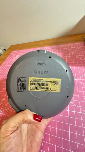 Discman Philips AX2400/78 - Relíquia Vintage - Funcionando