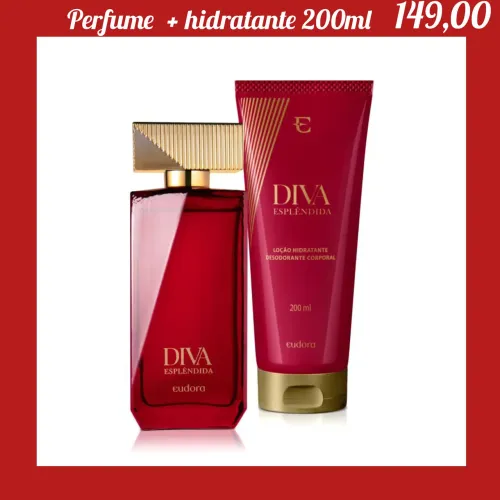Kit perfume + hidratante femininos