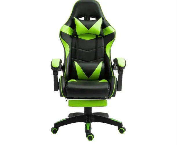Cadeira gamer simples verde