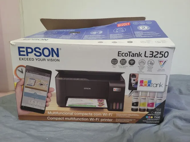Impressora Epson L3250 com tinta sublimática