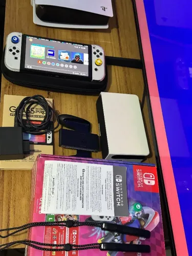 Nintendo Switch Oled Branco 256gb (desbloqueado)