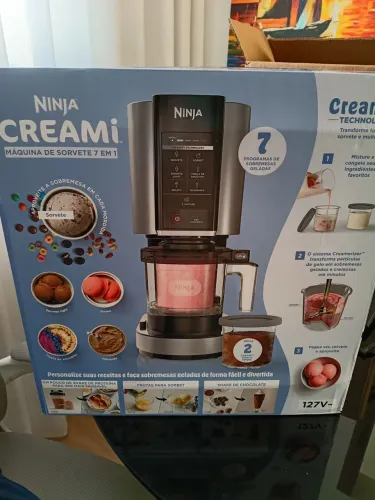 Ninja Creami Sorveteria 7em1!!! NOVA!!! LACRADA!!