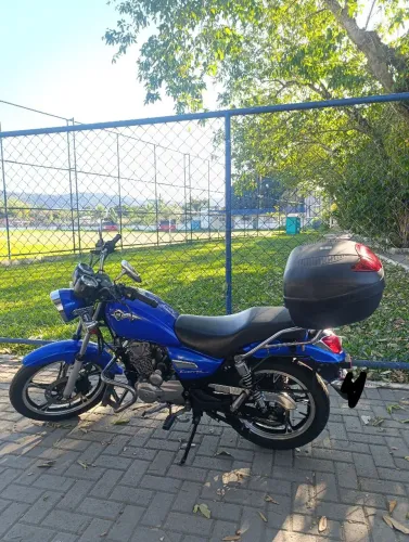 Moto Suzuki Haoujue Chopper Road 150 Azul