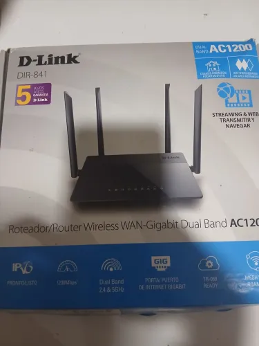 Roteador D-Link DIR-841, AC 1200