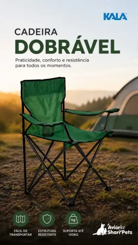 Cadeira dobrável kala