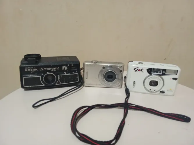 Lote câmera fotográfica 3 câmera 