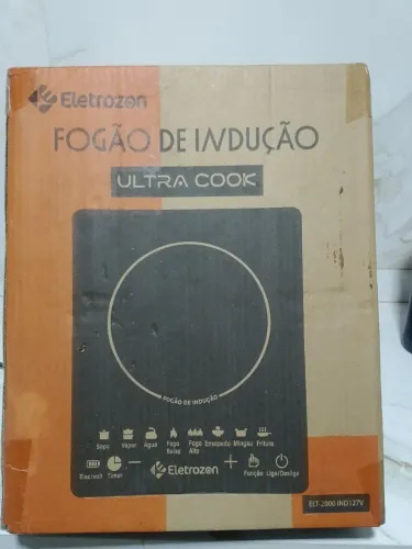 ? FOGÃO DE INDUÇÃO ULTRA COOK - ELETROZON 1 BOCA<br>Modelo ELT-2000 IND 127V