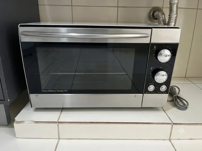 Forno Elétrico de Embutir Fischer Fit Line Inox 220V