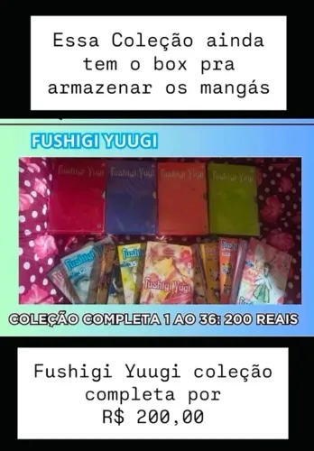 MANGÁS FUSHIGI YUUGI COMPLETO E EM BOX