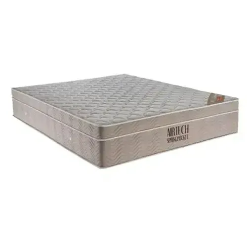 Cama Box Casal + Colchão Airtech Springpocket Ortobom