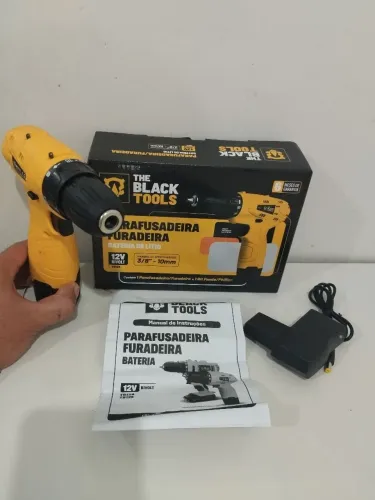 Parafusadeira/Furadeira 12V The Black Tools