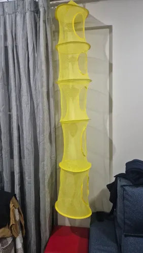 Organizador suspenso amarelo