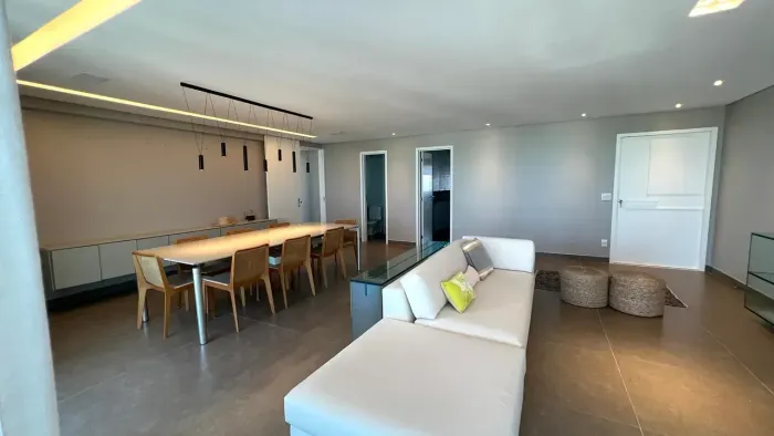Alugo semimobiliado - 152 m2 - 3 suites - vista livre para mar
