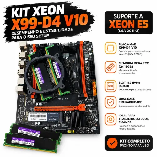 Kit Xeon 2640 v3 16Gb Ddr4