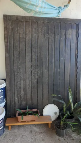 Portão de garagem 2 partes