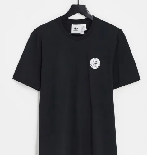 Camiseta preta da Disney X Adidas G masculina