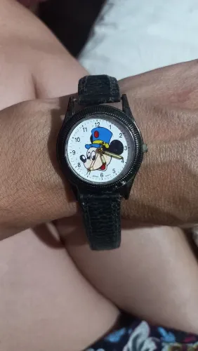 Relógio Disney Mickey Mouse Vintage - Anos 90 - Licenciado Original