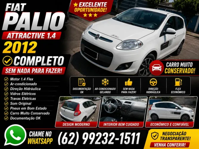 Fiat Palio Attra./italia 1.4 EVO F.flex 8V 5P 2012