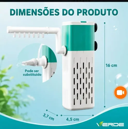 Bomba filtro para arquario
